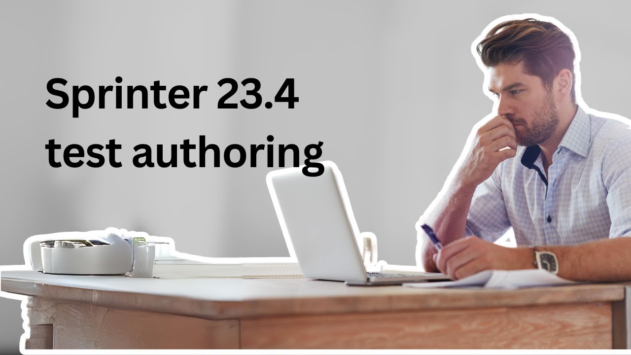 Sprinter 23.4 Test Authoring