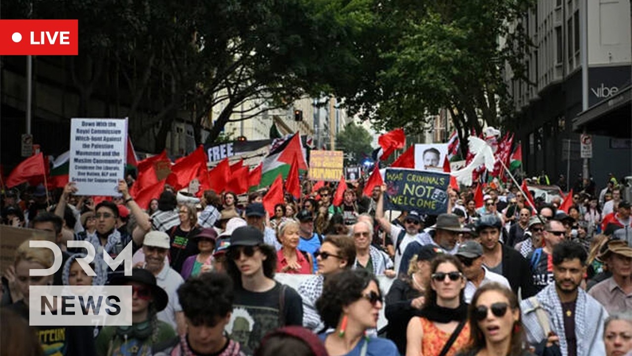 LIVE: Pro-Palestinians Rally in Sydney Over Israel President Herzog&rsquo;s Visit | AC1Z