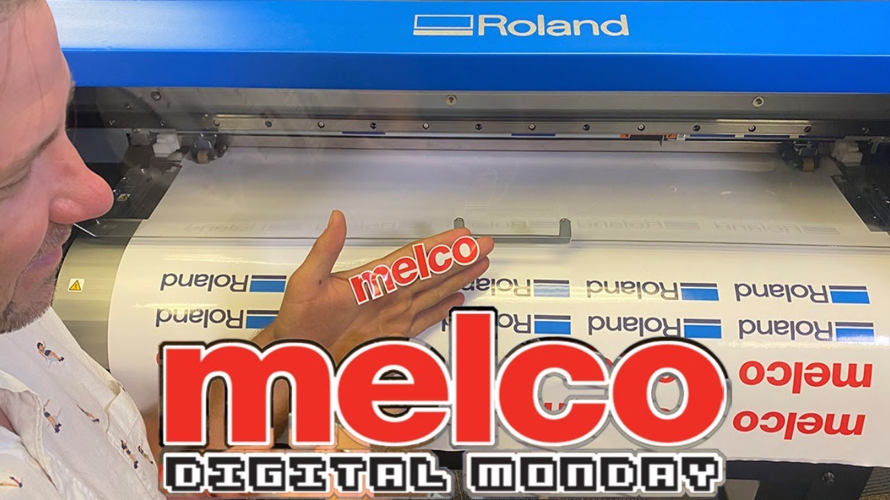 Easy Print and cut stickers with the Roland EcoSolvent SG2-300 - Digital Monday
