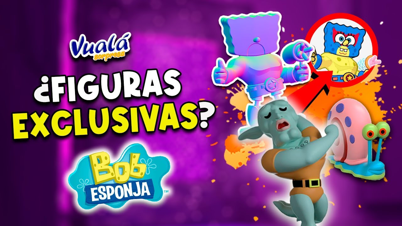 ESTAS SON las FIGURAS INÉDITAS?!🔥 Vualá Sorpresa Bob Esponja