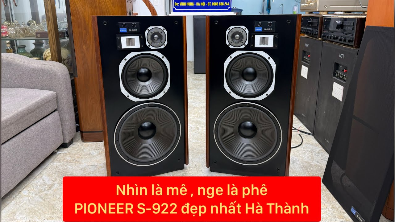 Hoa hậu chắn dài |PIONEER S -922 Đẹp mộc mạc bass cộng hưởng 40 cm , nge hay bầy đẹp , giá cực tốt 