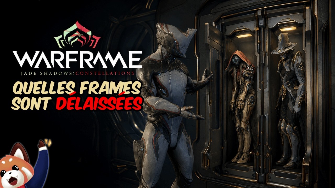Quelles sont les Warframes les plus d&eacute;laiss&eacute;es et les moins jou&eacute;es ?