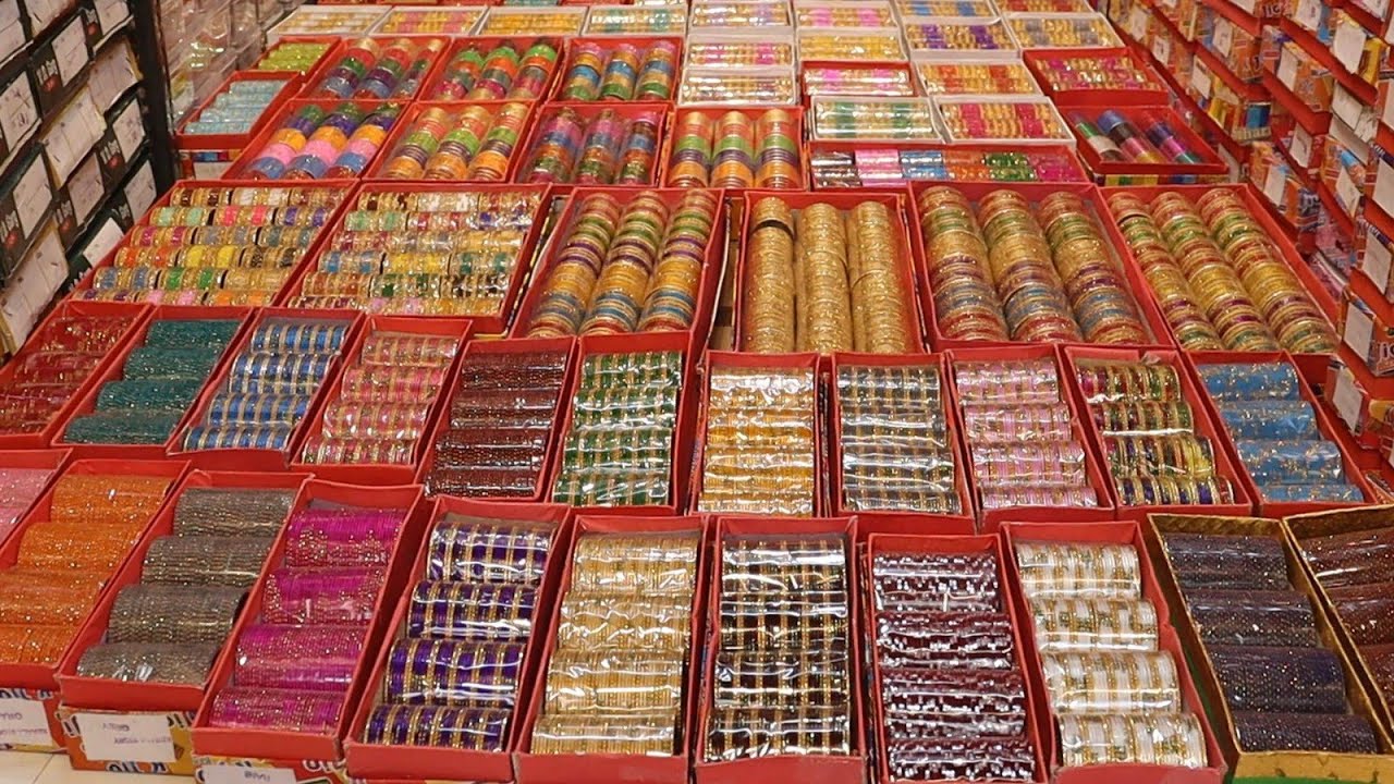 Rs. 10 வளையல் மார்க்கெட் கொட்டிக் கிடக்கும் Bangles Sowcarpet