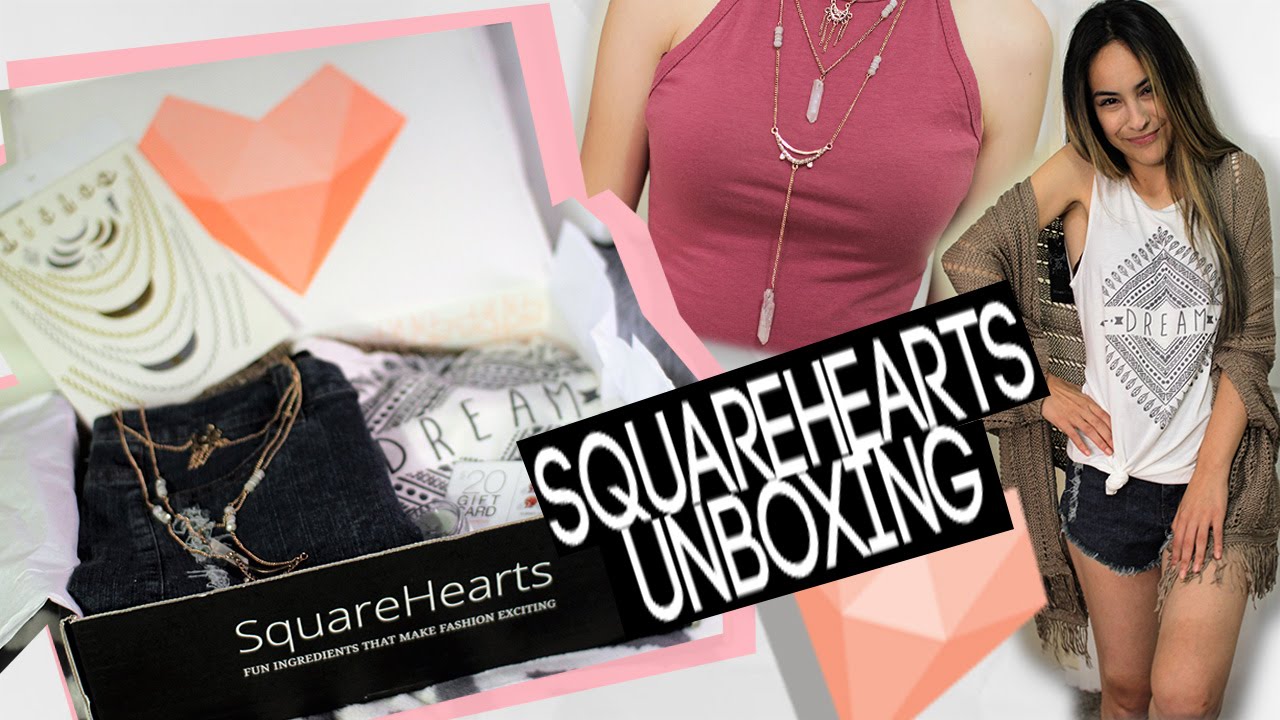 SquareHearts May Unboxing︱Trendy Fashion Subscription Service!