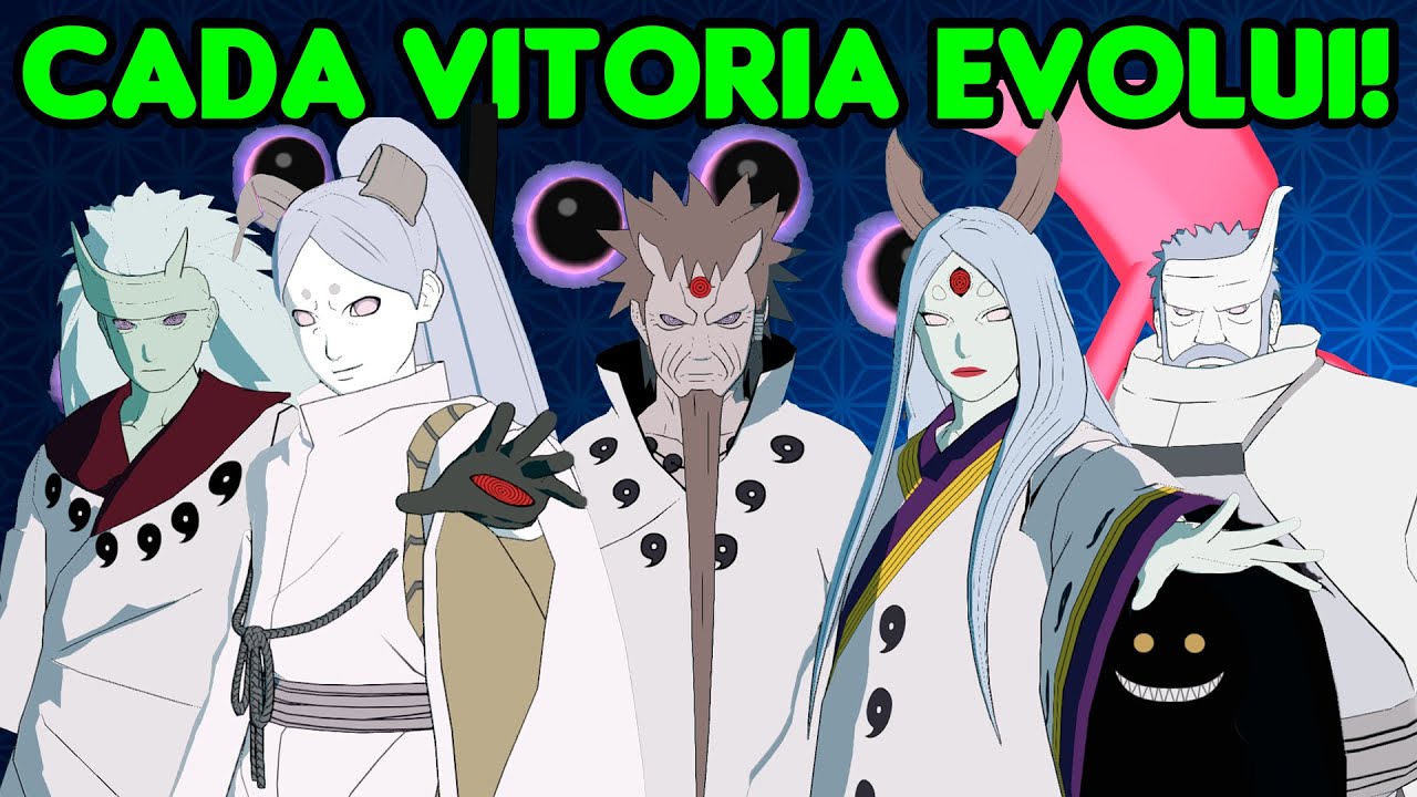 A CADA VITORIA O OTSUTSUKI EVOLUI NO NARUTO STORM CONNECTIONS!