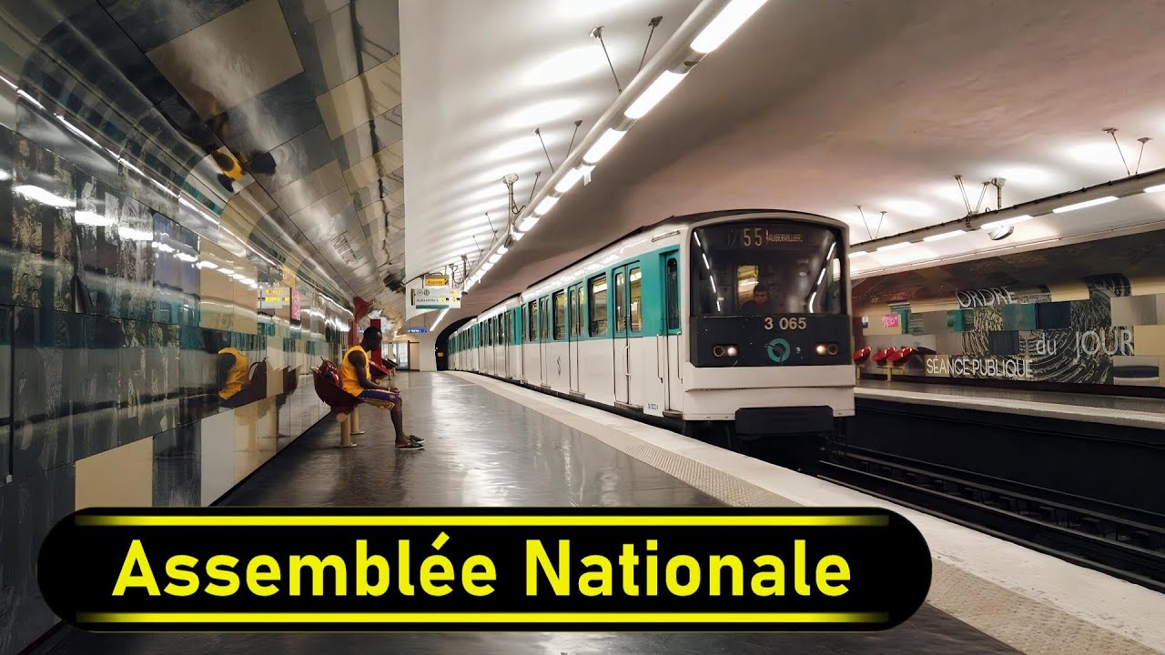 Metro Station Assemblée Nationale - Paris 🇫🇷 - Walkthrough 🚶