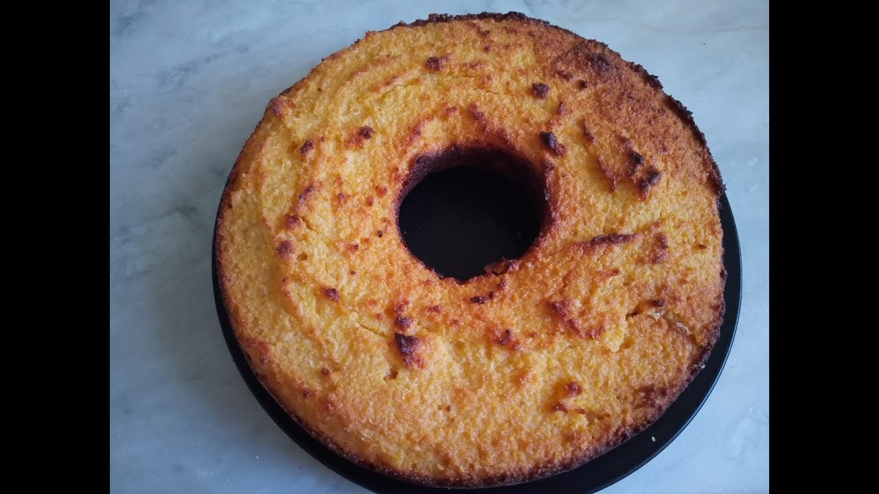 Bizcochuelo casero de polenta y coco riquísimo!