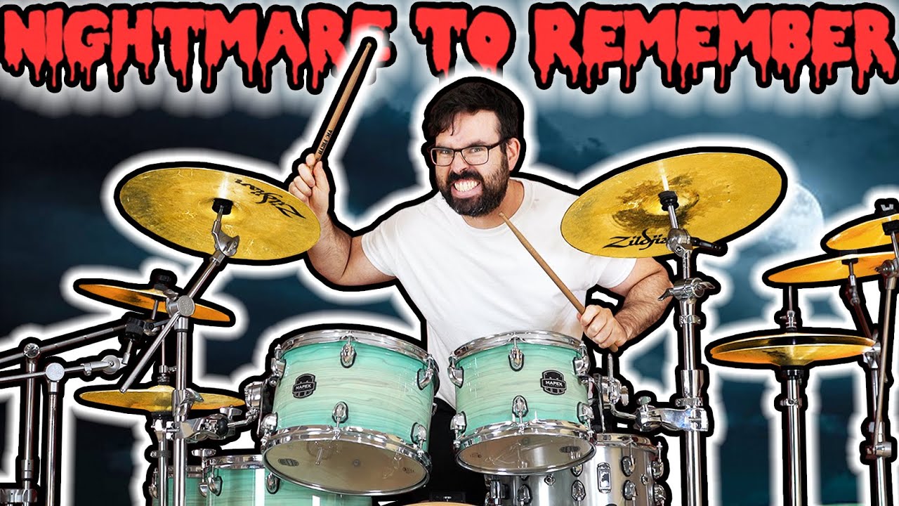 Я выучил песню «A Nightmare To Remember» за 66,6 минут! (Dream Theater Drum Cover)
