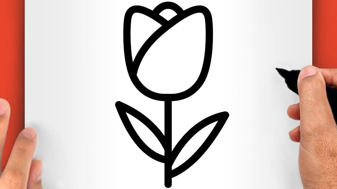 HOW TO DRAW A ROSE DRAWING STEP BY STEP FOR BEGINNERS (EASY AND SLOW)