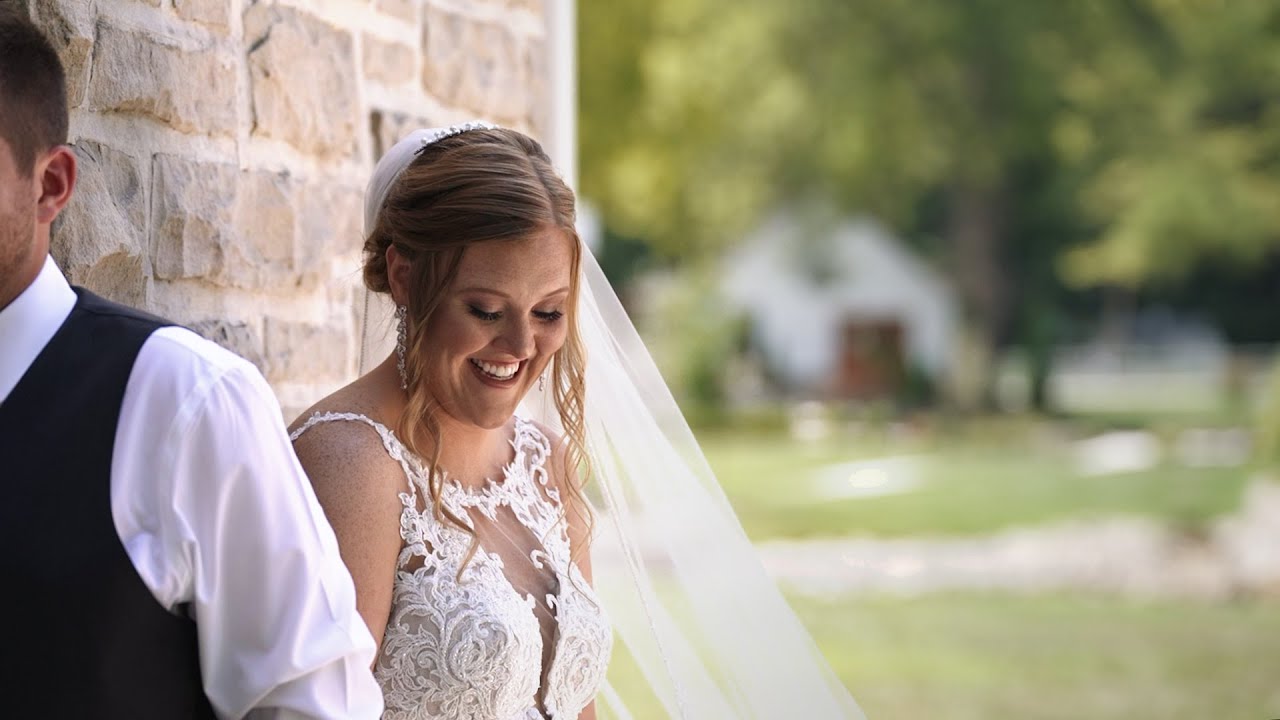 Couple did NOT want a First Look so they did 1st Touch + Vows! | St Louis MO Wedding Videographer