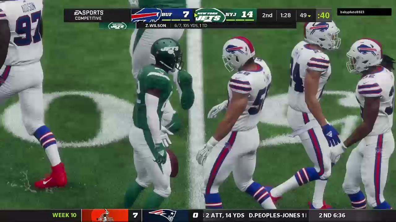 BILLS AT JETS week 10
