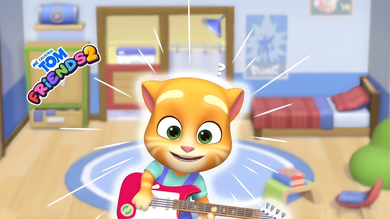 🎸 Ginger Picks Up a Guitar?! 😲 | Talking Tom & Friends World Gameplay 2026