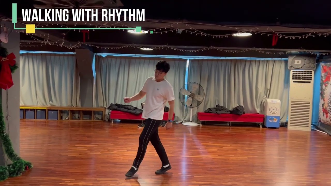 Walking with rhythm in Lindy Hop(Swing Dance) 린디합에서 걷는 연습