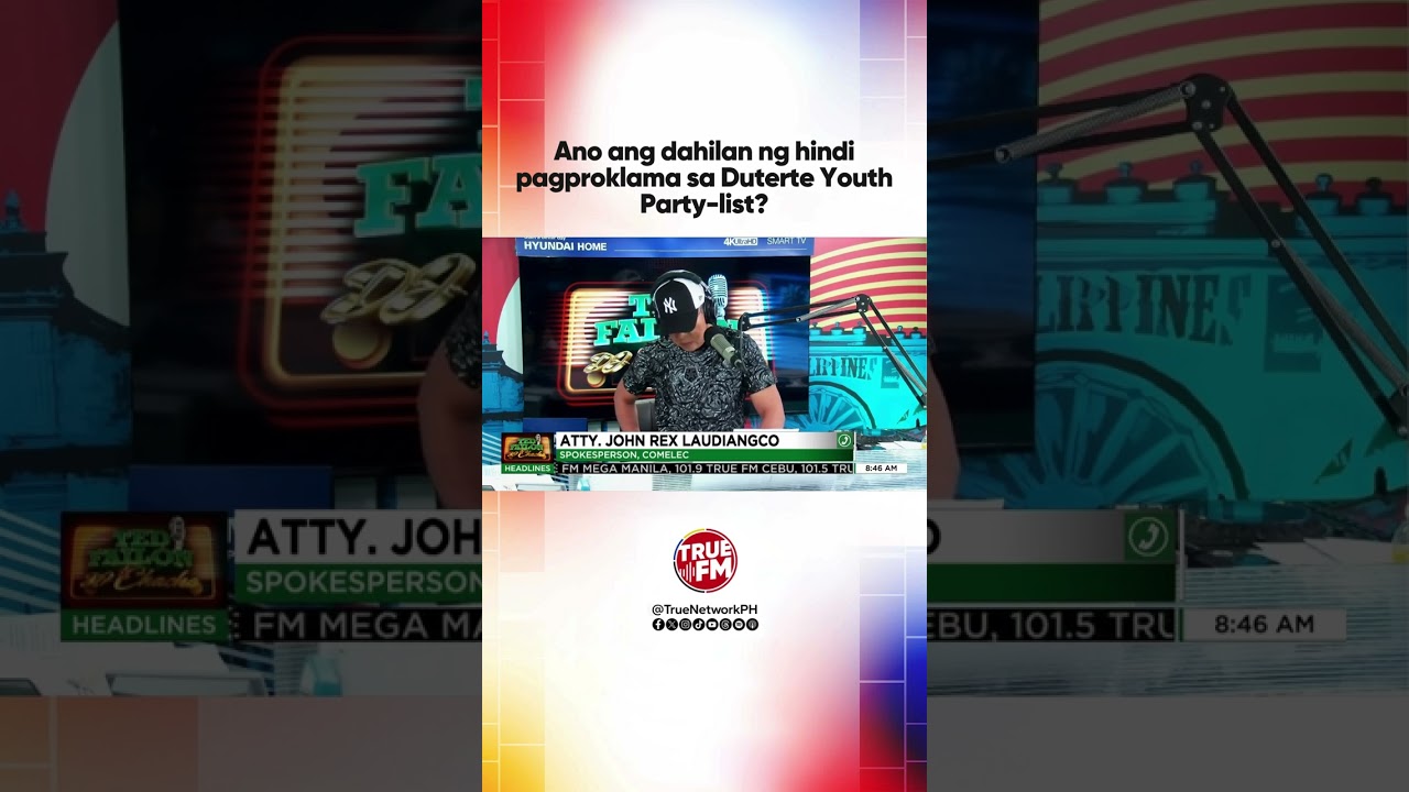 Ano ang dahilan ng hindi pagproklama sa Duterte Youth Party-list? | Ted Failon & DJ Chacha
