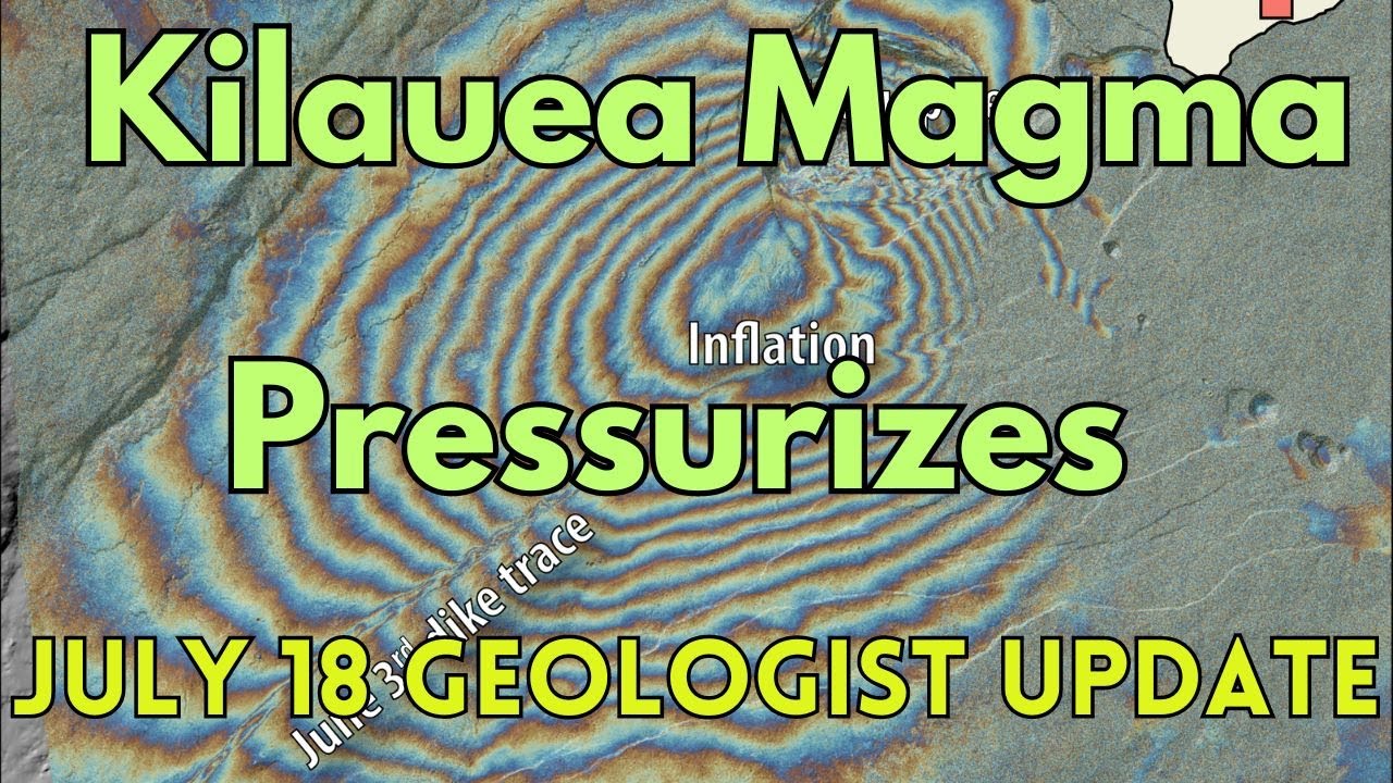 Magma Pressurizing Beneath Hawaii's Kilauea Volcano Causes Quakes and Inflation: Geologist Analysis