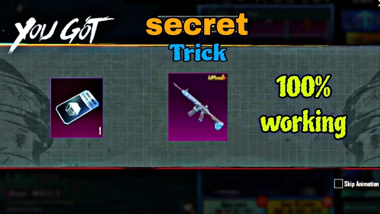 SECRET TRICK 😱🔥 GET M416 GLACIER ❄️ 100% GRAUNTED | PUBG MOBILE |