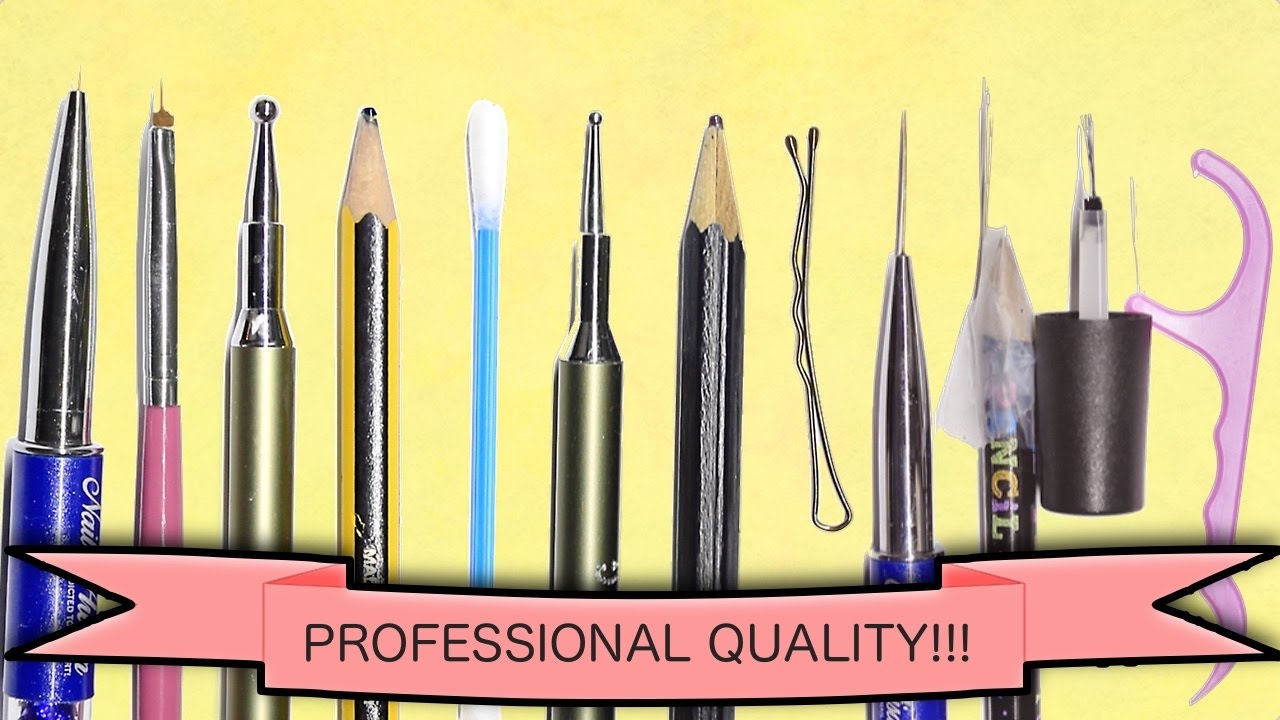 DIY MAKE YOUR OWN NAIL ART TOOLS - PROFESSIONAL QUALITY FULL SET