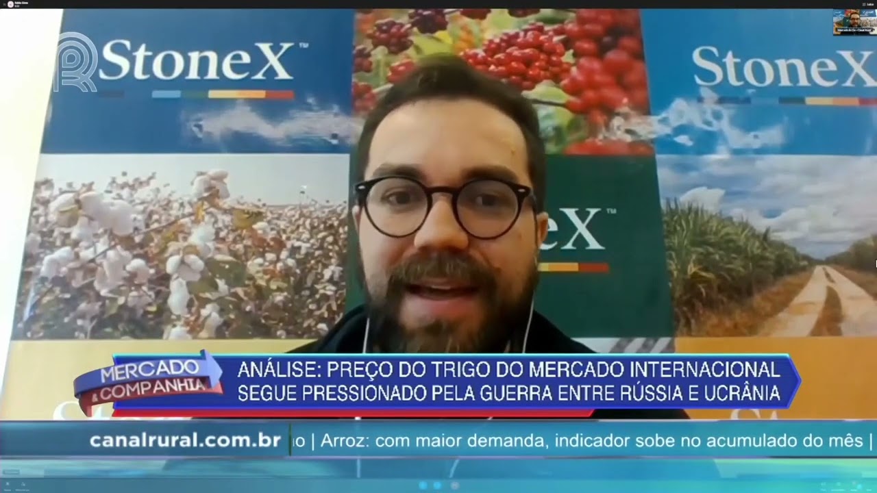 Pre&ccedil;o do trigo no mercado internacional segue pressionado pela guerra  - Mercado & Cia - 02/06/22