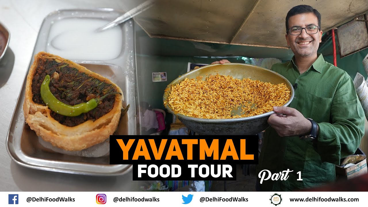 YAVATMAL Street Food Tour, Part 1/2 l Budhicha Chiwda, Besan Vadi, Maltova, Shrikhand Vadi