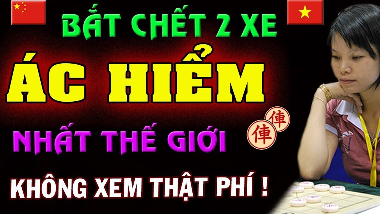 Cạm bẫy Cờ tàn Bắt 2 Xe ÁC HIỂM Nhất Thế Giới của Ngô Lan Hương | Cờ tướng Việt