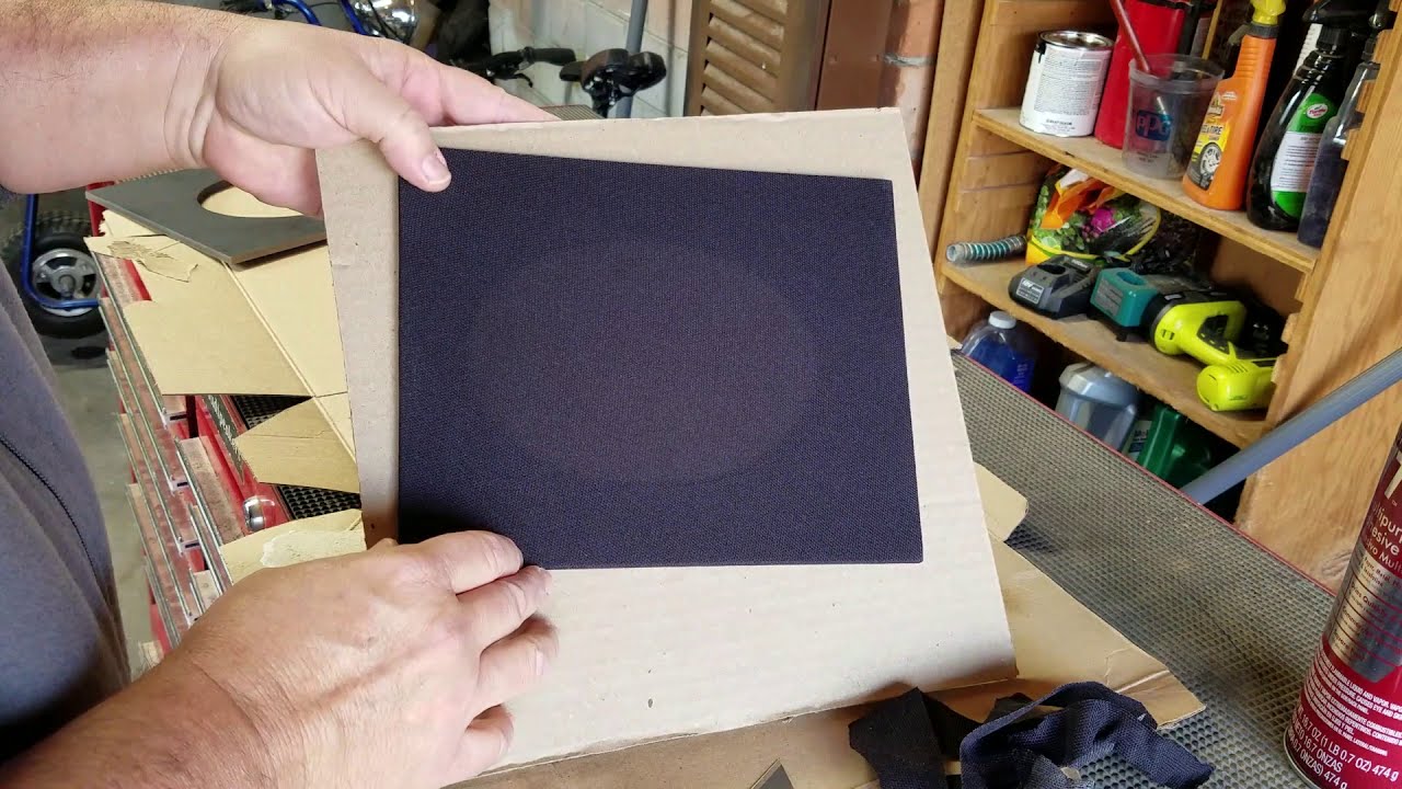 Homemade Speaker Grills How to cover them with Grill Cloth