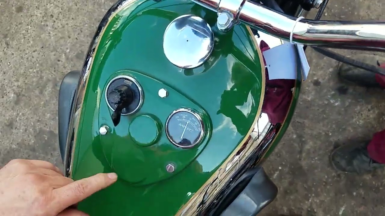 1937 BSA G14  1000cc at Andy Tiernans #5563BSA