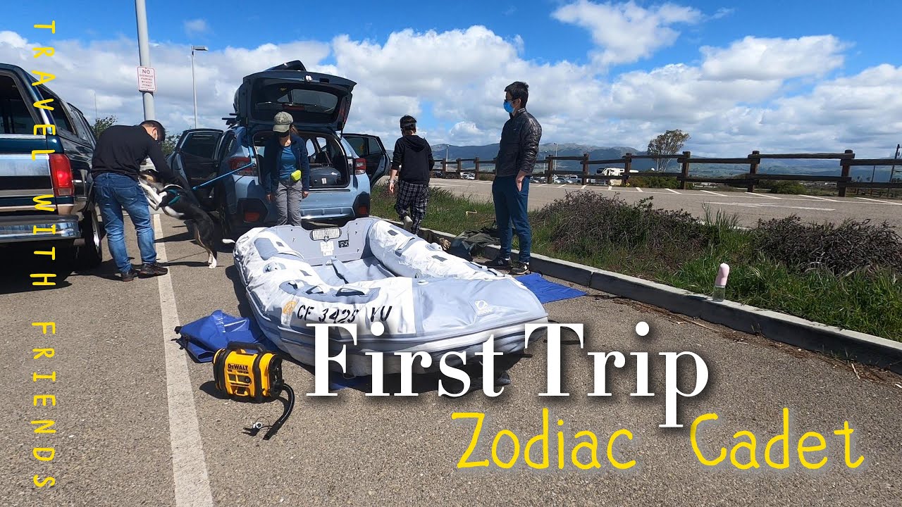Zodiac Cadet ALU 350 Inflatable Boat Trial Run in Alviso, CA
