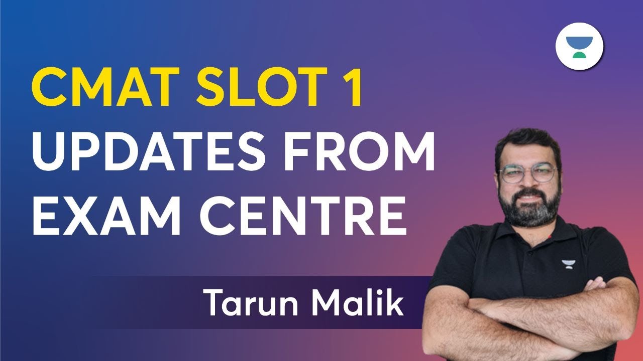 CMAT 2023 | SLOT 1 | Exam Analysis | Overview of Paper | Tarun Malik #cmat2023