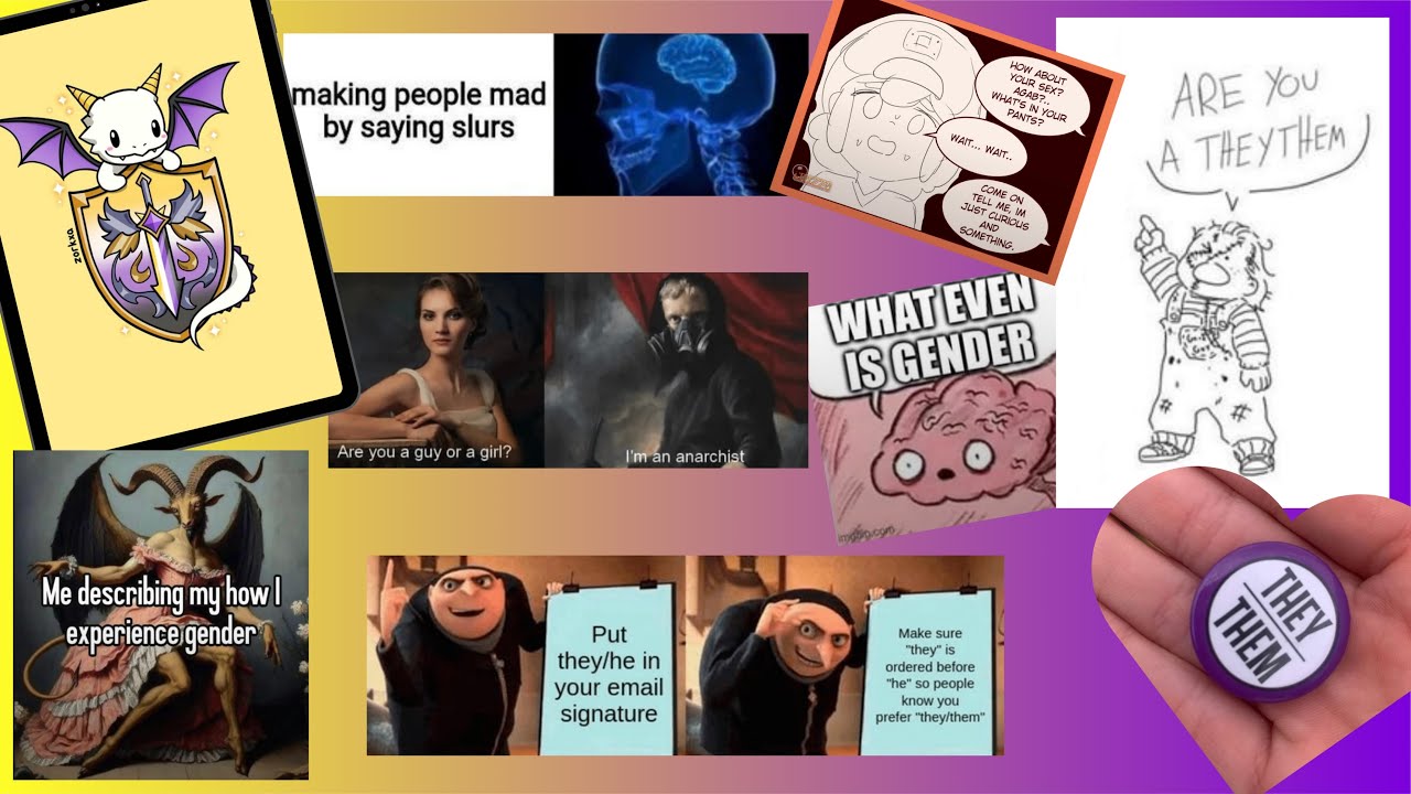 people and pronouns - r/enby  💛🤍💜🖤