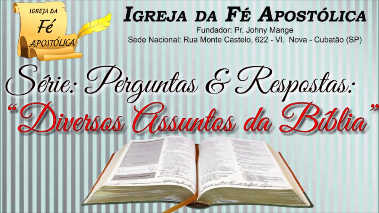 Pr. Johny Mange - Procedimento bíblico no Casamento de Cristãos