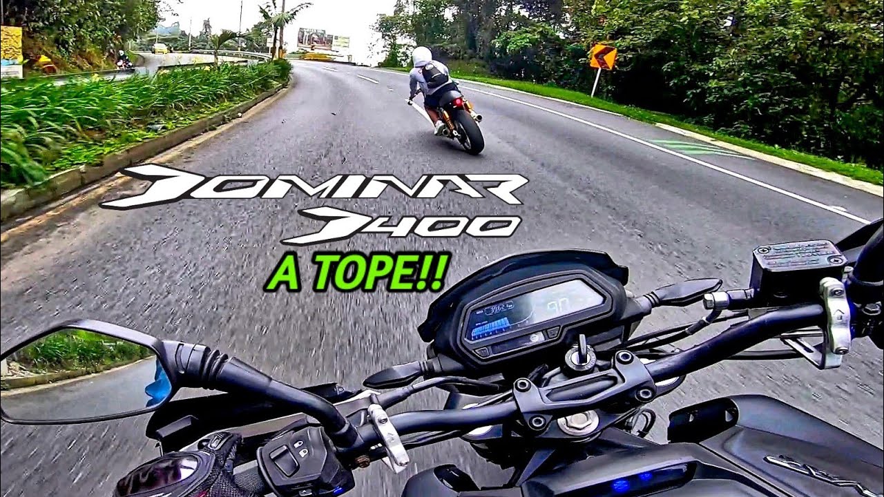 DOMINAR 400 Prueba a TOPE!! En SUBIDA y en CURVAS | Medina Motors