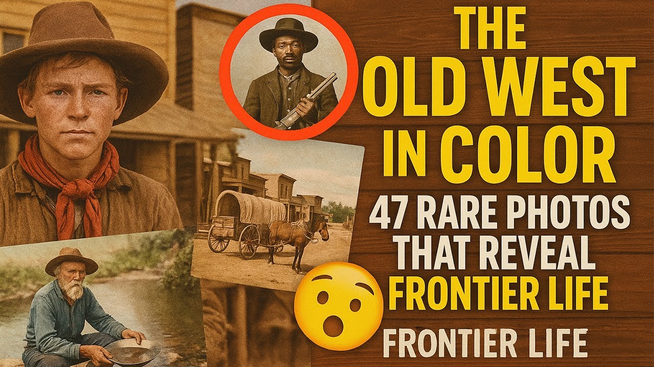 📸 The Old West in Color 47 Rare Photos That Reveal Frontier Life