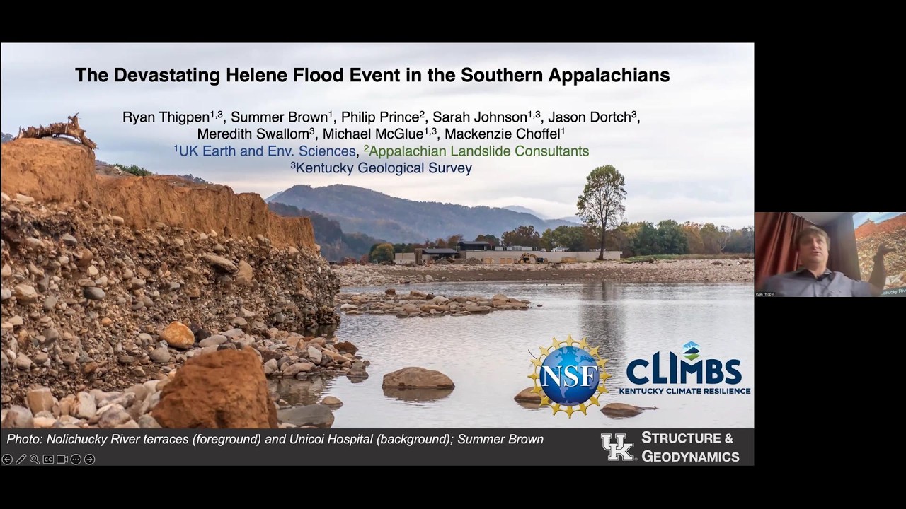 The Devastating Helene Flood Event in Southern Appalachians by Dr. Ryan Thigpen of Univ of Kentucky
