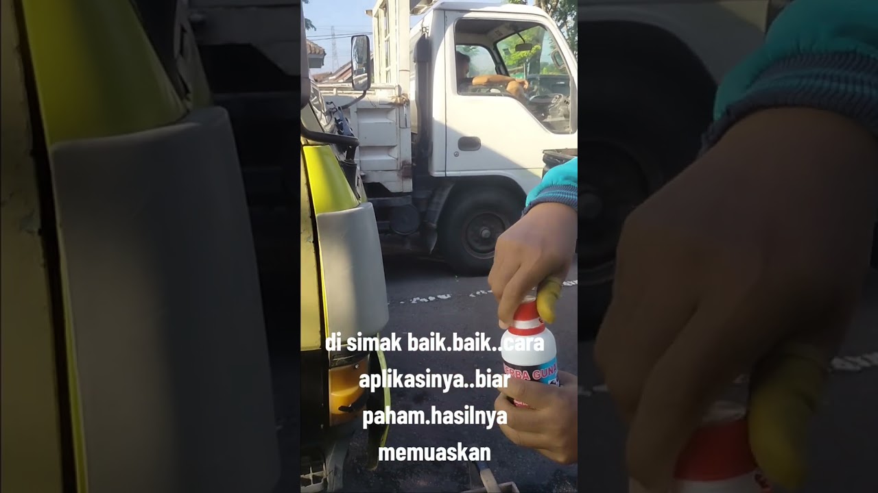 Cara aplikasinya pruduknya UD GILAP..biar hasilnya memuaskan..segala warna cat bisa.. 