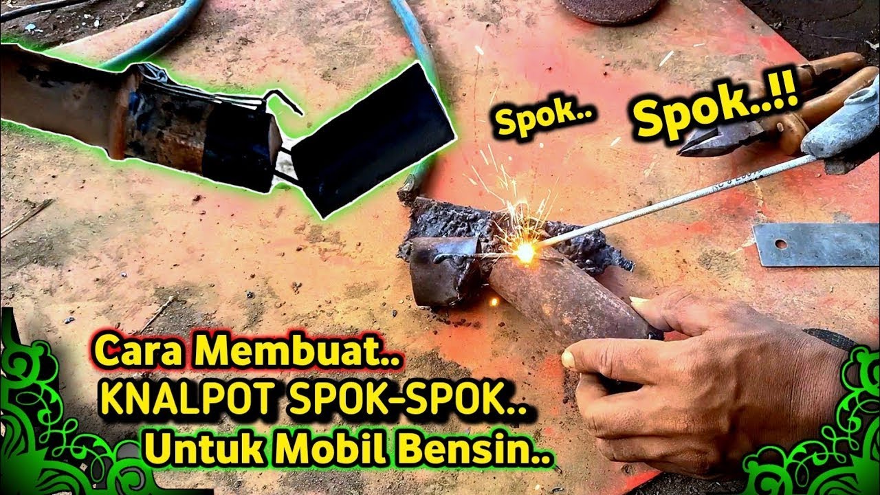CARA MEMBUAT KNALPOT SRIGALA BENSIN || Model Unik Tapi Super Keras ‼️