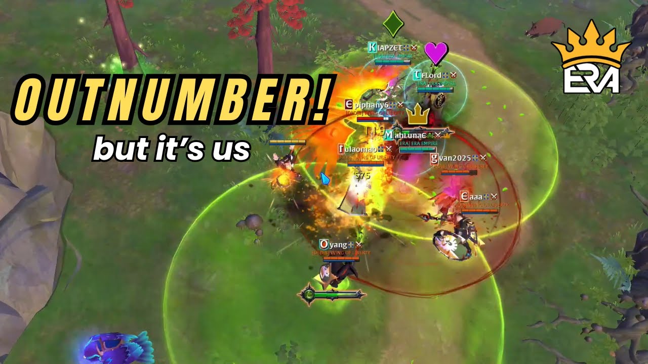 Smallscale OUTNUMBERED, but it's us | Albion Online | Ava Raid | Open World