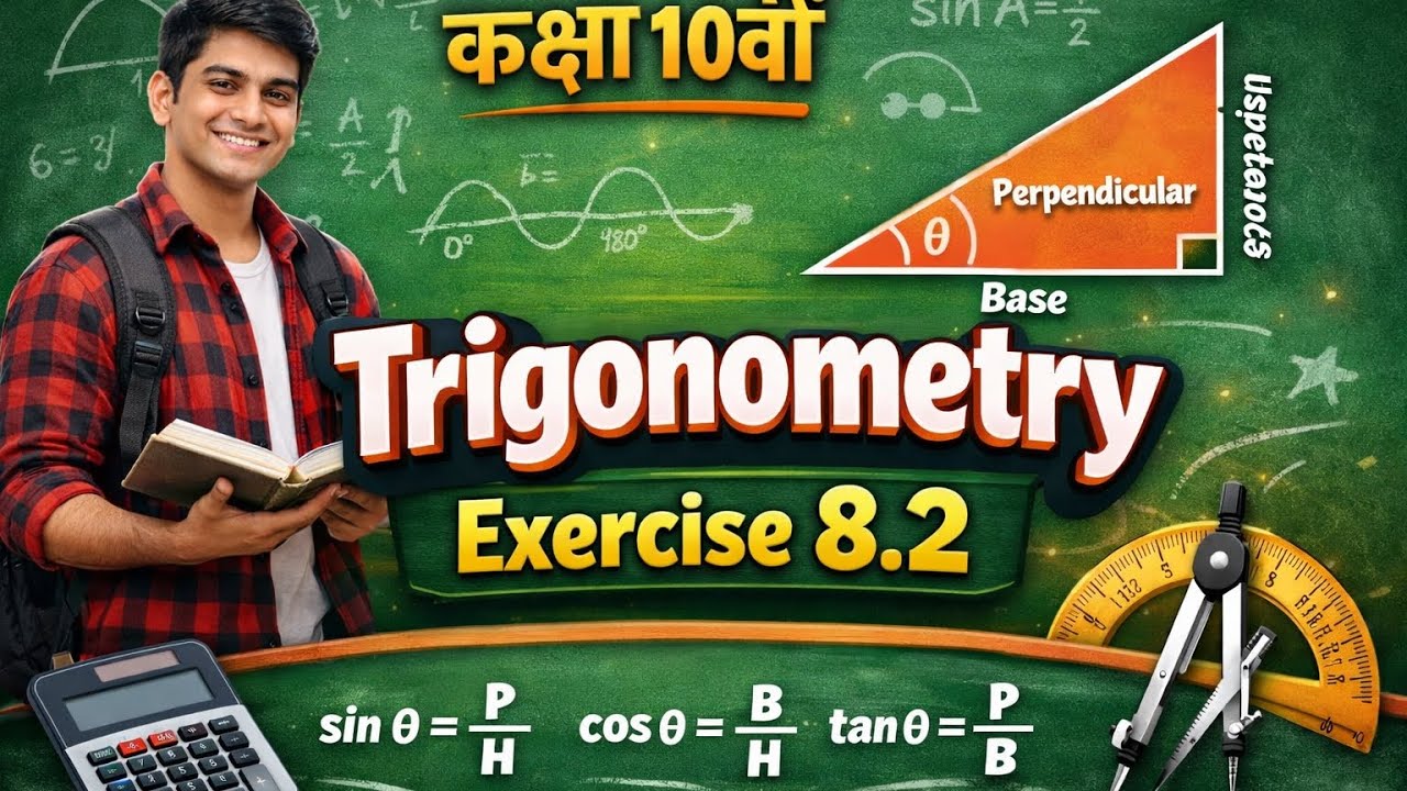 Class 10th trigonometry (exercise 8.2)