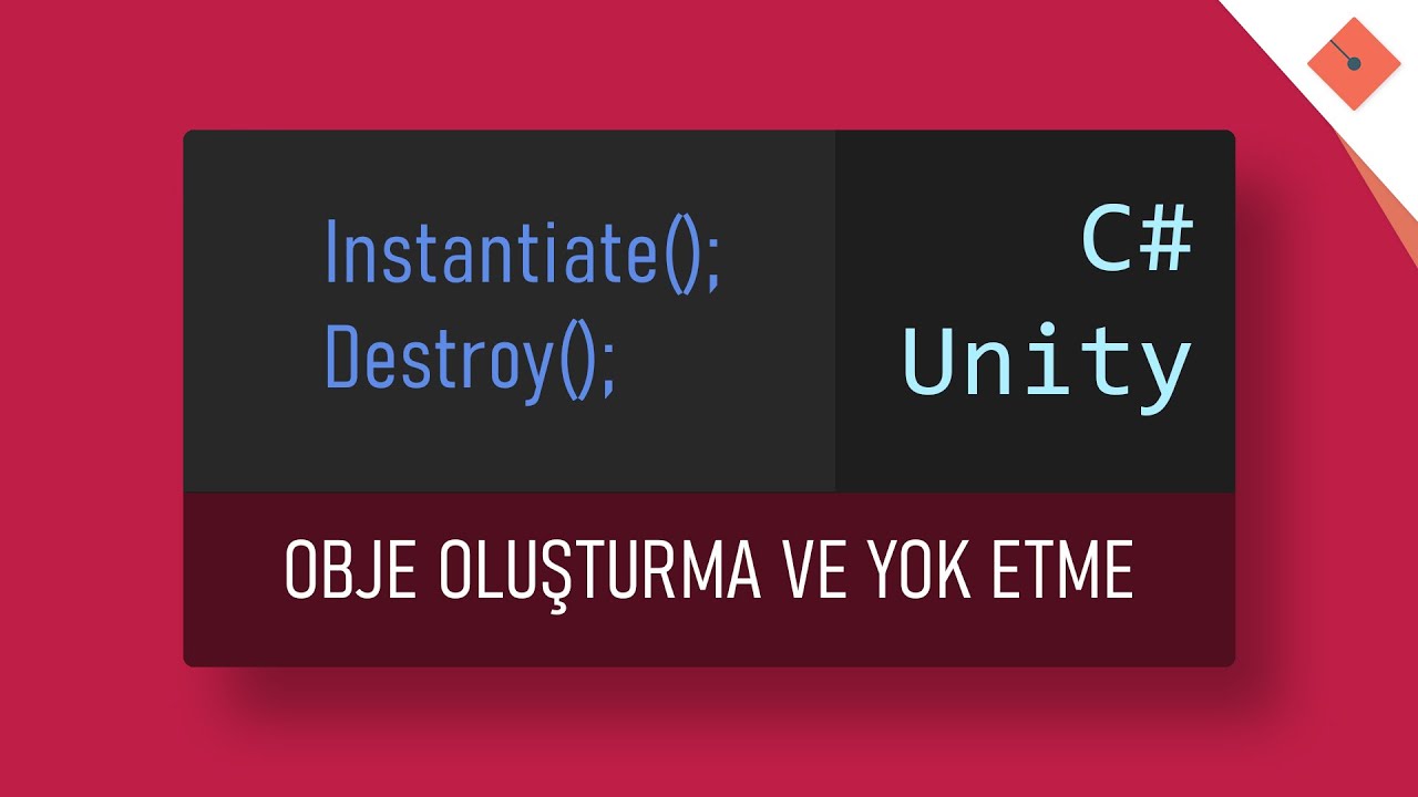 C# Unity - Obje Oluşturma ve Yok Etme - 6