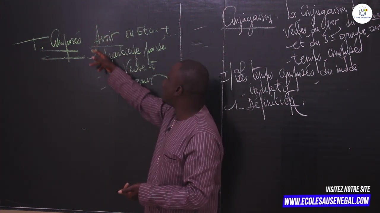 Cours - Cinquième - Français : La conjugaison des verbes aux temps composés / M. Ngom