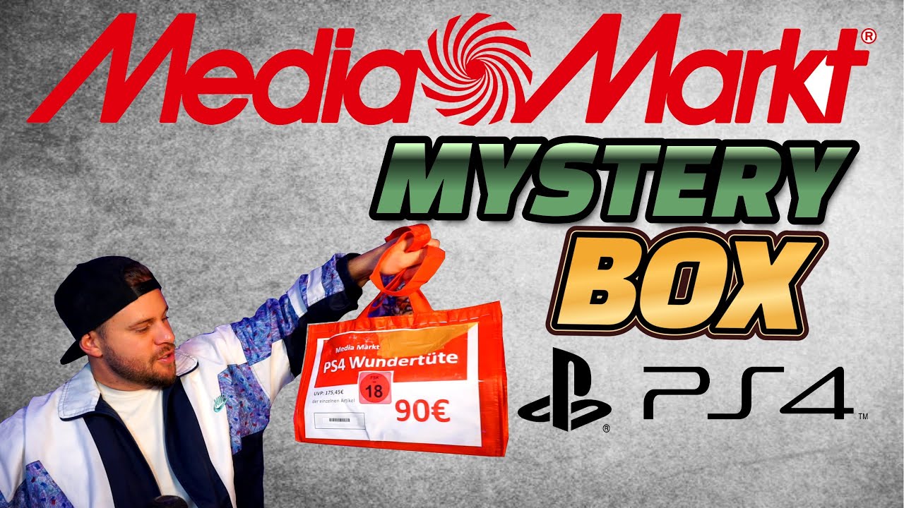 90€ Playstation 4 Media Markt Mystery Box - Geld verdienen mit Videospielen Reselling Geldexperiment