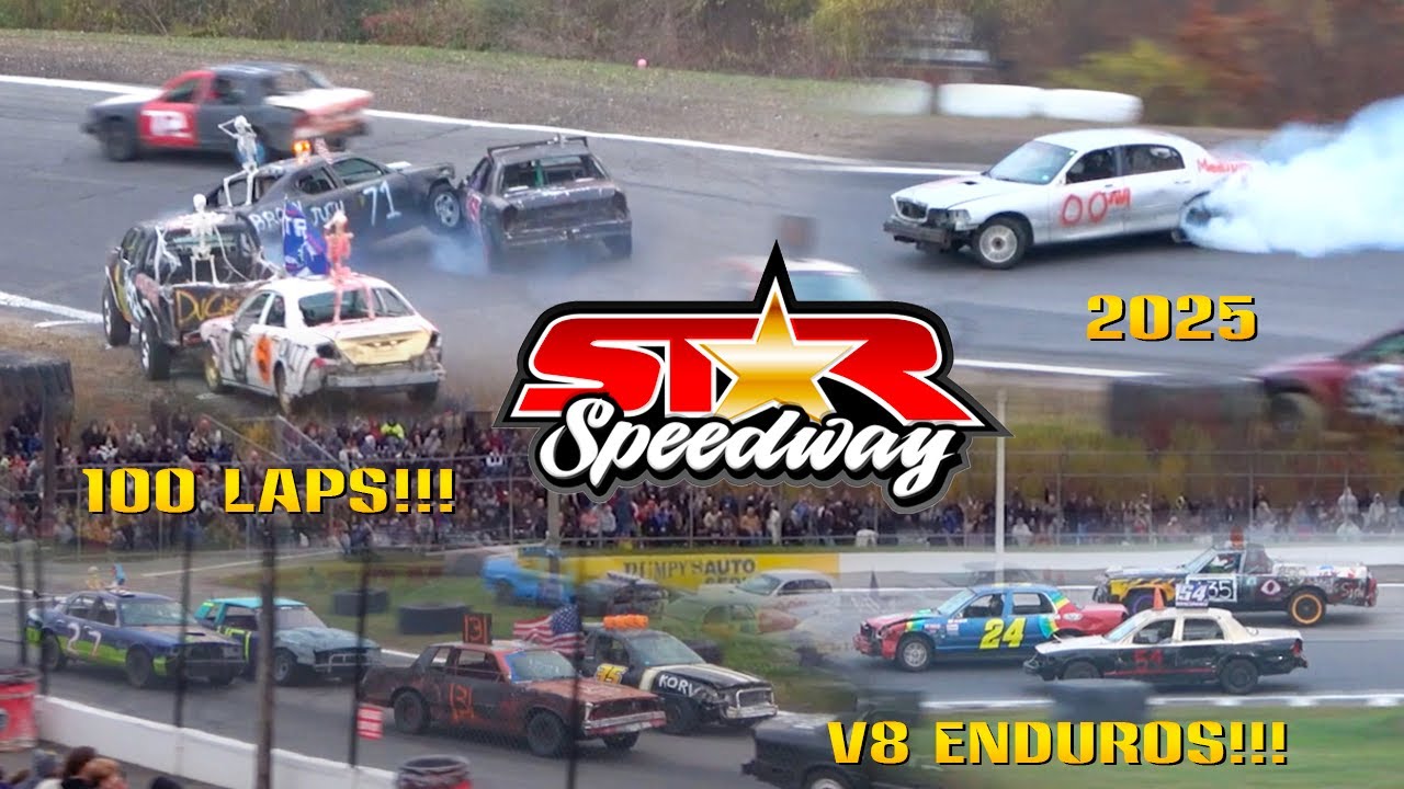 V8 Enduro 100 Lap Race at Star Speedway Halloween Howler 2025
