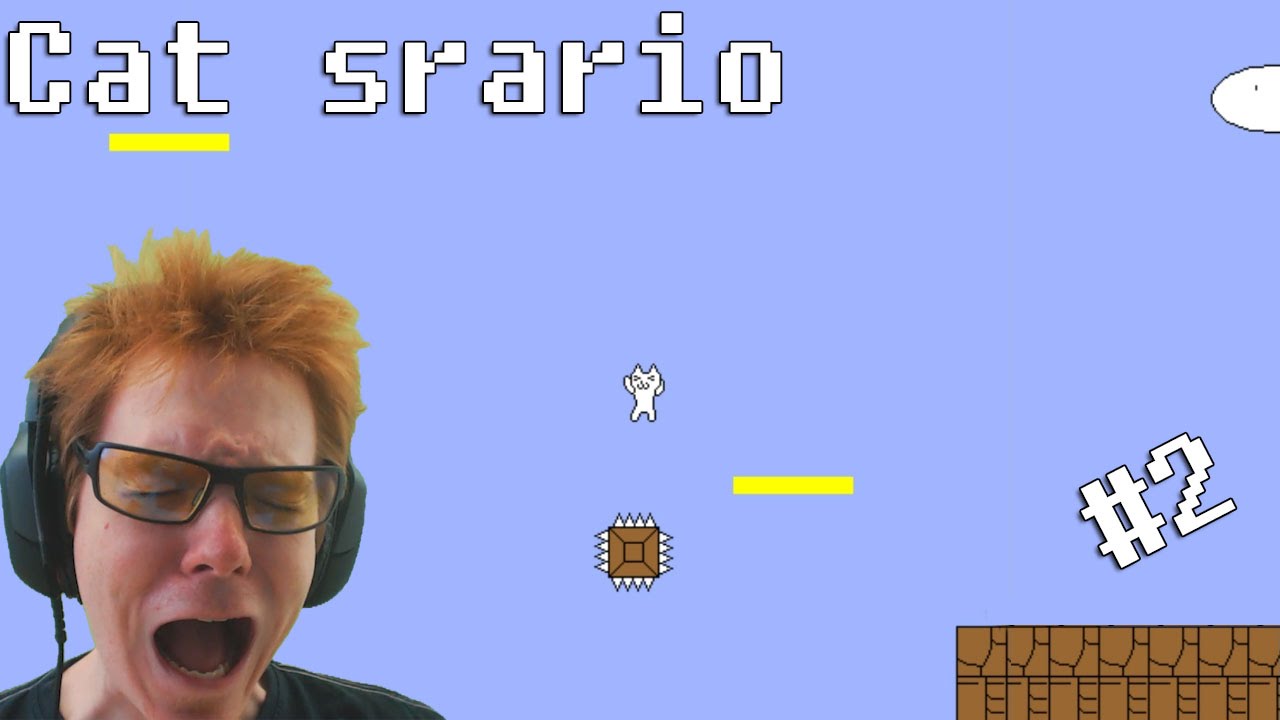 [Funny] EWŹETE PUPU! WTF!? AaAaA, kur......! ► Cat mario #2 :))
