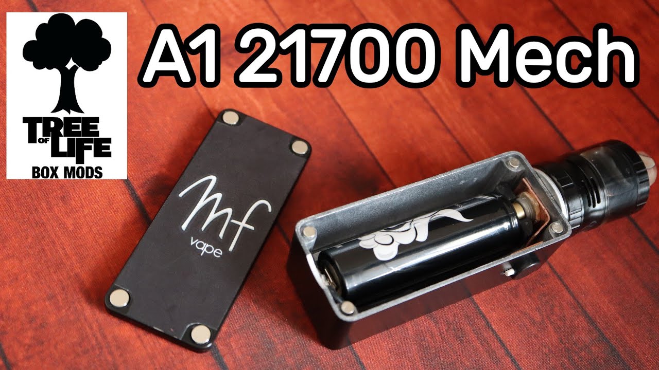 A1 21700 Mechanical Mod by Tree of Life Box Mods - Custom made - Happy days!