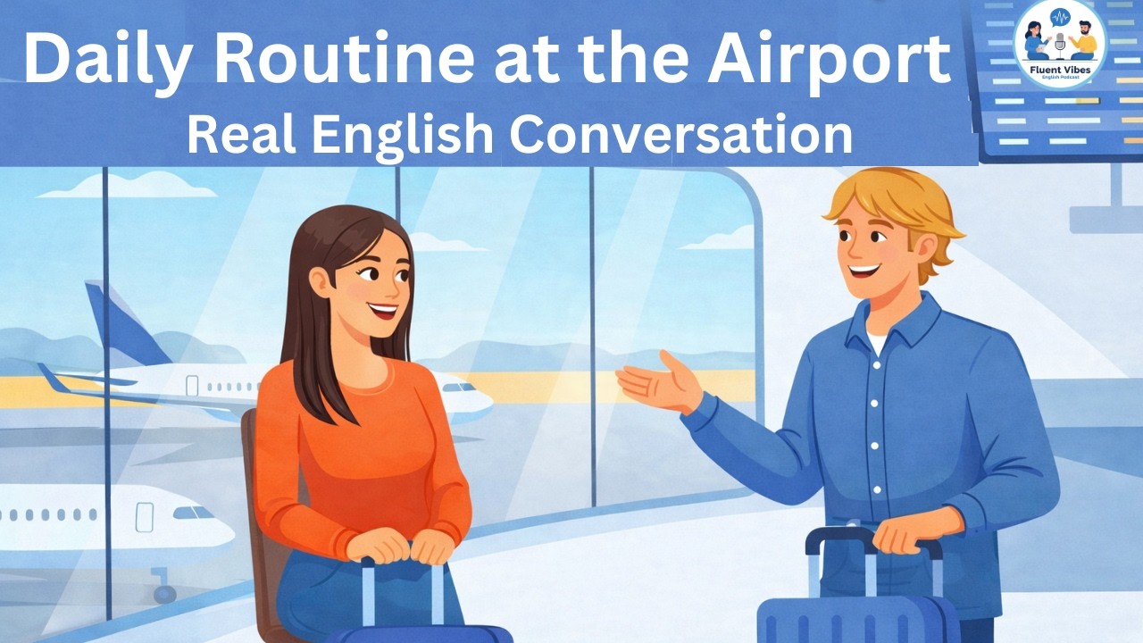 English at the Airport | Speak English with Confidence | Easy English Podcast