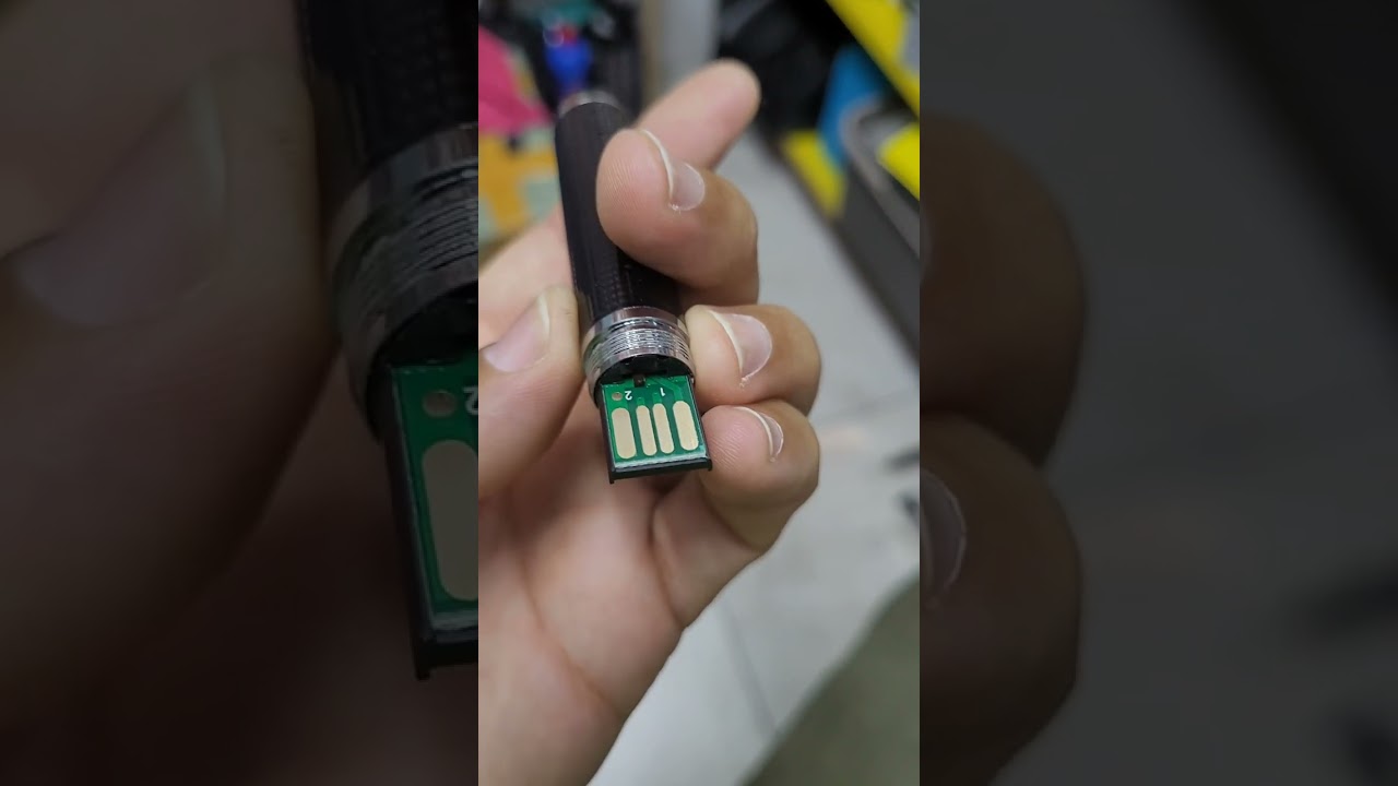 Câmera caneta como grava