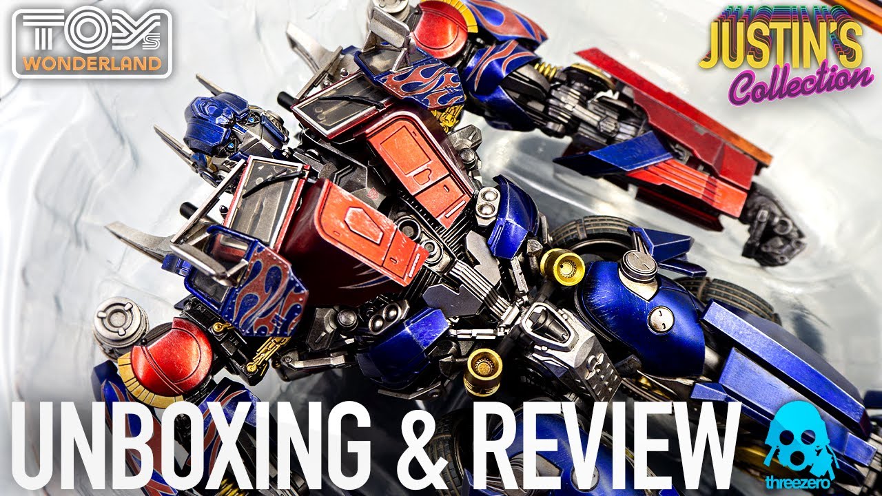 Optimus Prime Threezero DLX  Transformers Revenge of the Fallen Diecast Unboxing & Review