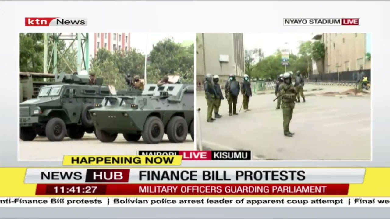 KDF starts taking over the streets of Nairobi