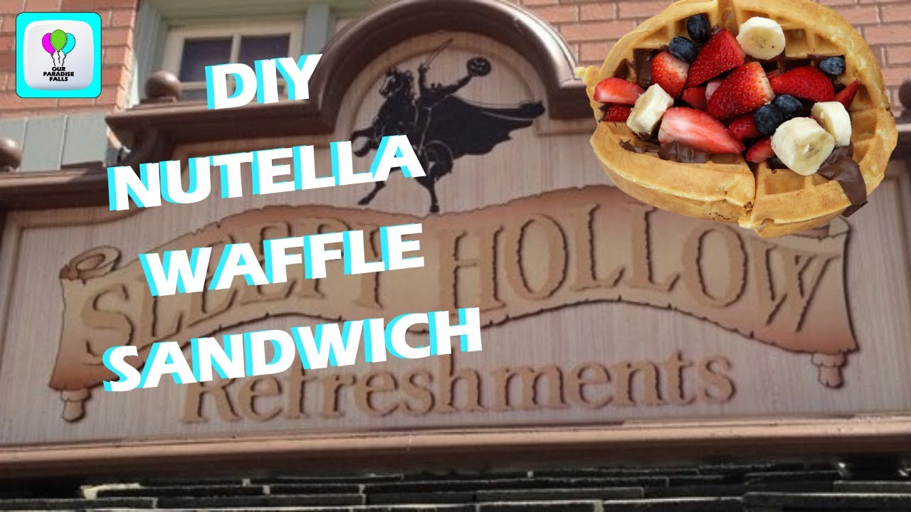 DIY Sleepy Hollow Waffle Sandwich