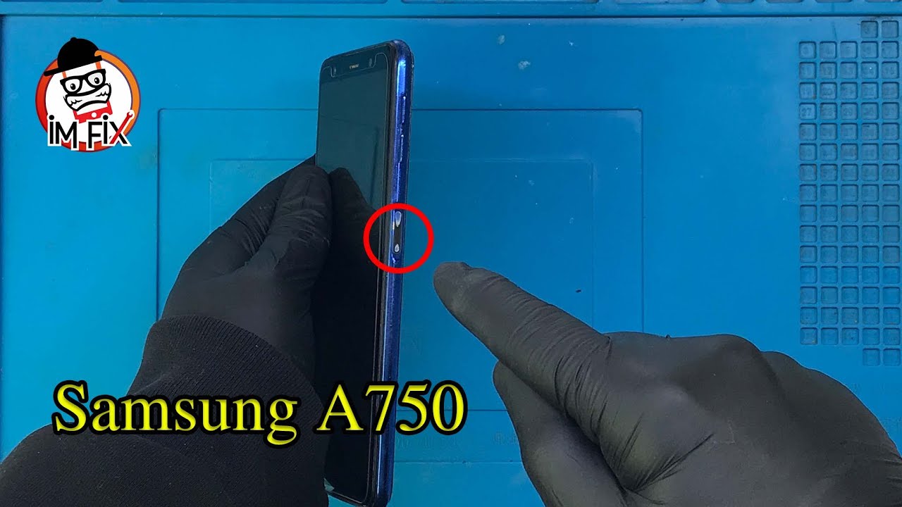 Samsung Galaxy A750  Power button not working fix/Finger print not working