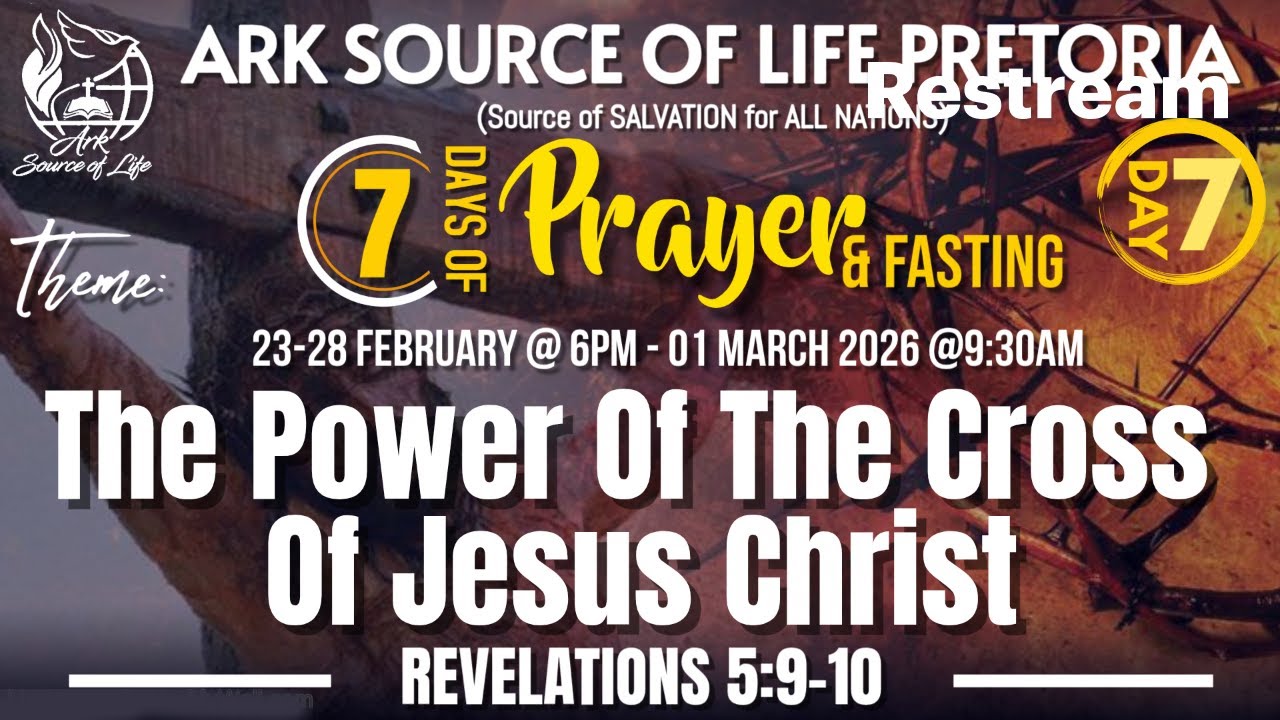 Day 7 - The Power Of The Cross - Bishop Sony - Sunday 1 March 2026